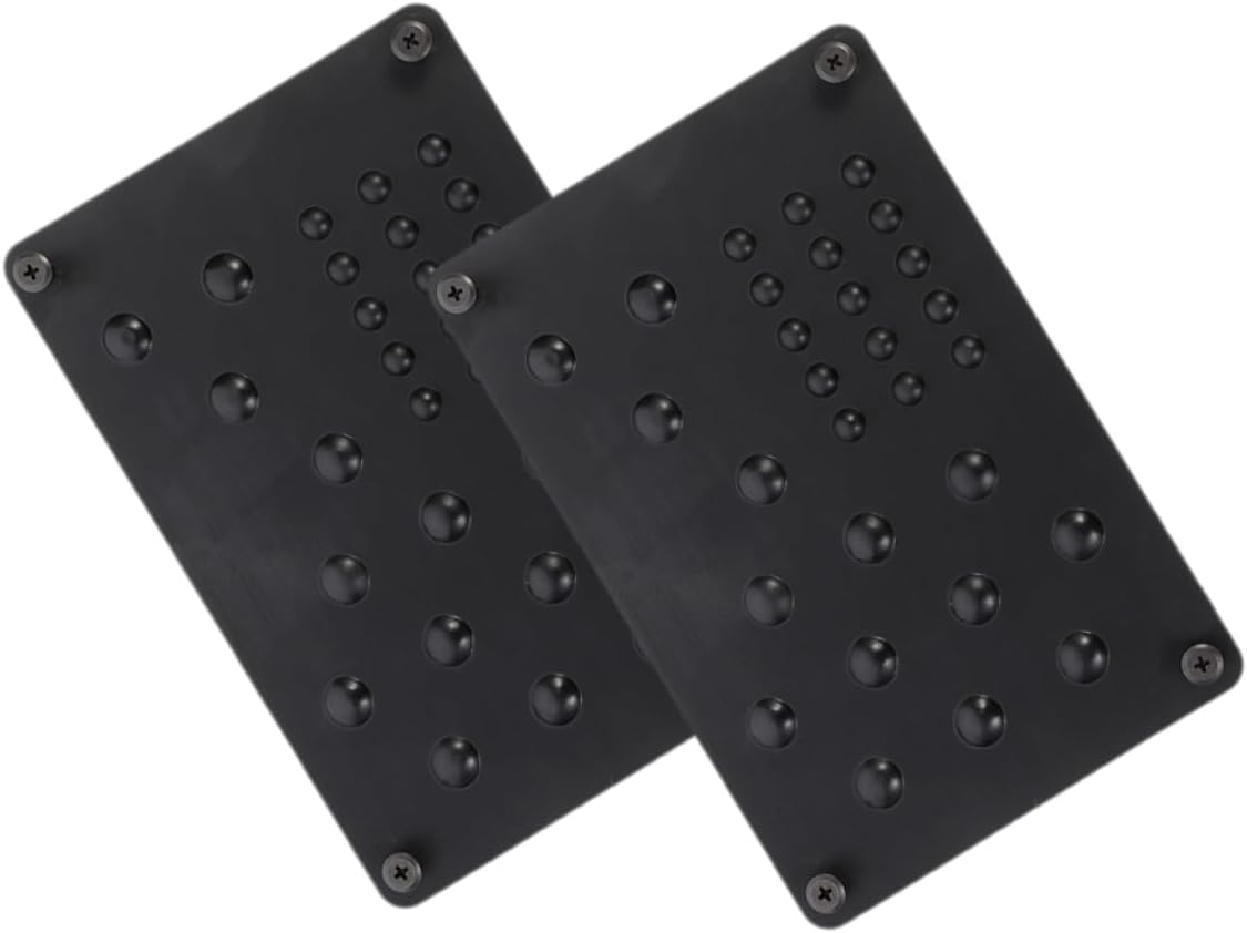 2pcs Car Pedal Covers Sturdy Materials for Brake Accelerator Pads Easy Installation