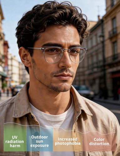 Image of ZanyLen Blue Light Blocking Glasses Men Computer Gaming Glasses For Mens