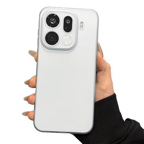 TRIPLE RIVER�EFor OPPO Find X9 �P�[�X �J�o�[ �}�b�g ������ �ϏՌ� TPU �\�t�g�P�[�X �X�g���b�v�� �ی�P�[�X ���� ������ For �I�b�| �t�@�C���h X9(�z���C�g)