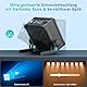 U`King 4x10W LED Par Akku Wasserdicht, RGBWA UV Bühnenlicht Outdoor Strahler IP65 mit Fernbedienung, Unterstützt APP, IR, 2,4 GHz Wireless für Regentage Schwimmbad Hochzeit Bar Show Disco