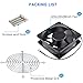 GDSTIME Dual Ball Bearings 1238 Cooling Fan, 120mm x 38mm 24V DC 125CFM Brushless Cooler Fan