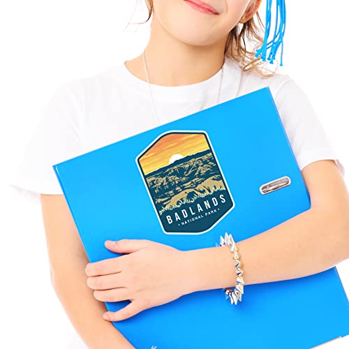 Image of Badlands National Park Sticker Decal Notebook Car Laptop 4 inchx5.5 inch (Color)