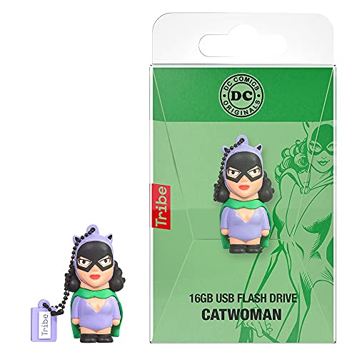 Tribe Dc Comics Warner Bros. Pendrive Figure 16 Gb Funny Usb Flash Drive 2.0, Keyholder Key Ring, Cat Woman (Fd031504) #TOP3