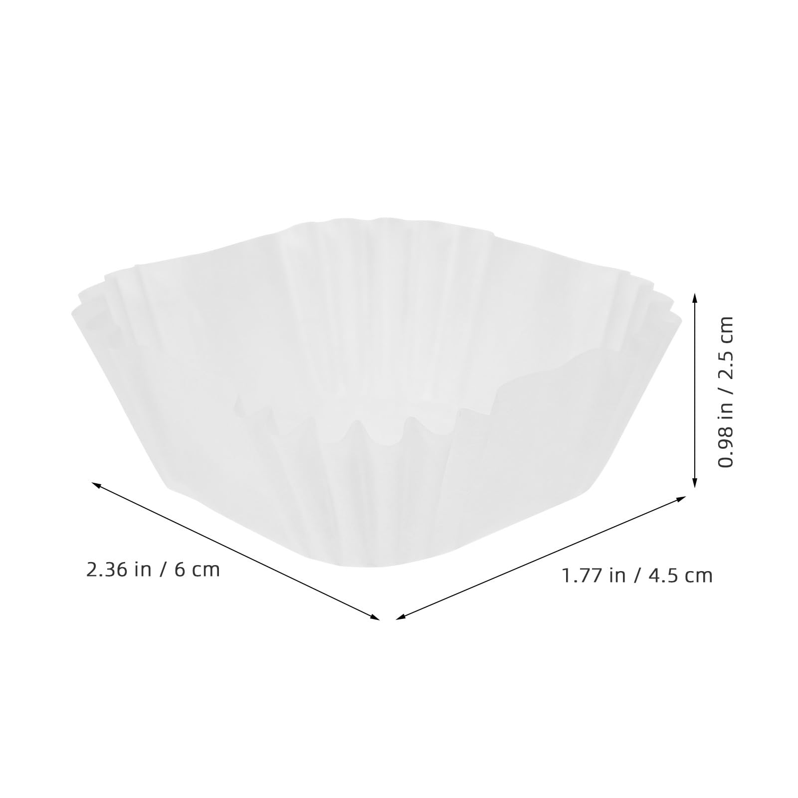 Cabilock 3000 Moldes de Papel para Cupcakes Cuadrados para Hornear Pasteles, Brownies y Postres, Resistentes al Calor Grasa, Ideales para Bodas, Cumpleaños y Eventos Familiares