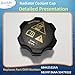 JkorkM 68442532AA Radiator Coolant Cap, 68249136AA Coolant Reservoir Cap Replacement For 2014-2021 Jeep Cherokee 2015-2021 Jeep Renegade 2016-2021 Dodge Durango, OEM 53479332 68442532AA 68249136AA