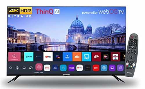 Image of Hyundai 140 cm (55 inches) Frameless Series 4K Ultra HD Smart LED TV UHDHY55WSR4BYI5 (Black)