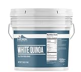 Earthborn Elements White Quinoa, 1 Gallon, Gluten-Free, Raw, Vegan, Packaged in a Resealable Bucket