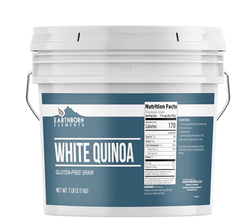 Earthborn Elements White Quinoa in resealable bucket