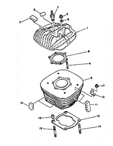 Kit De Joints Cylindre Et Piston Pour Yamaha Blaster 200 YFS200 (1988-2006) - Reconstruction Moteur, Haute Performance