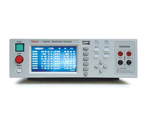 TH2518A Multi-Channel Resistance Tester 10uΩ-200kΩ Measuring Range