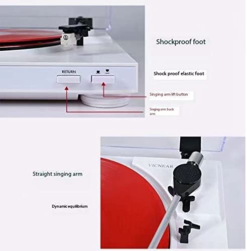 AZBUY Tourne-Disque Vinyle Blanc rétro européen rétro Aimant Mobile Tourne-Disque LP Tourne-Disque Cadeau d’anniversaire… - Les Beatles, Paul McCartney, John Lennon, RIngo Starr, George Harrison AZBUY Tourne-Disque Vinyle Blanc rétro européen rétro Aimant Mobile Tourne-Disque LP Tourne-Disque Cadeau d'anniversaire… – Image 5