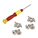 WOVTE Replacement Headband Screws + Screwdriver Tool Kit Repair Parts For Beats By Dr Dre SOLO HD and SOLO HD Wireless Headphone Headband