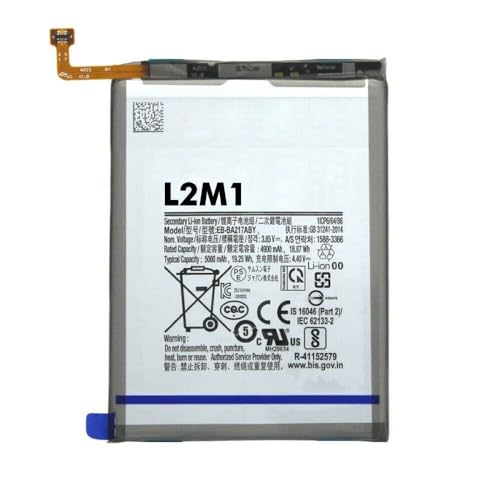 L2M1 Batería EB-BA217ABY para Samsung Galaxy A13 4G SM-A135 SM-A135F SM-A135F/DS SM-A135F/DSN 5000 mAh 19,25 Wh 3,86 V