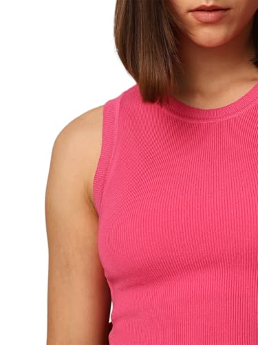 Image of ONLY Women's Rayon Blend Slim Fit Casual Crop Tank Top