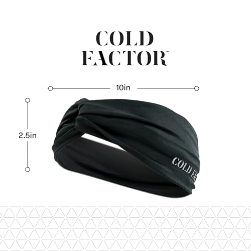 Image of COLD FACTOR Cooling Headband for Women and Men - UPF 50+ Advanced Evaporative Comfort, Instant Cooling Sweatband for Outdoor Sports, Fitness, Yoga, Hiking, Running, and Workout