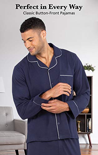 PajamaGram Winter Flannel Men’s Pajamas - Men's Knit Flannel Pajamas Set3