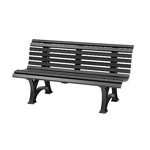 PROREGAL Gartenbank Jamaika | 3-Sitzer | Graphitgrau | HxBxT 80x150x64cm |...