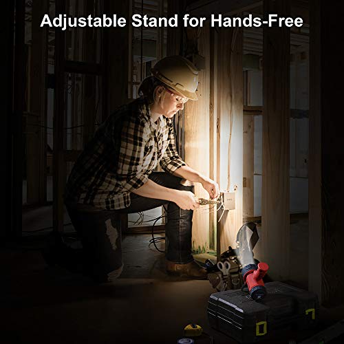 Yierblue Rechargeable Spotlight With 10000 Lumen Led, Ip67 Waterproof Handheld Flashlight Searchlight With Detachable Red Light Filter, 10000Mah Long Running #TOP3