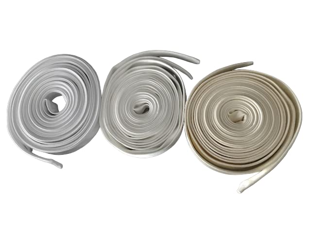 Miniatura 7 de Wedding Corset Satin Ribbon 140", Corset Back Lace-up Straps, Zipper Replacement Corset Ribbon. (offwhite)