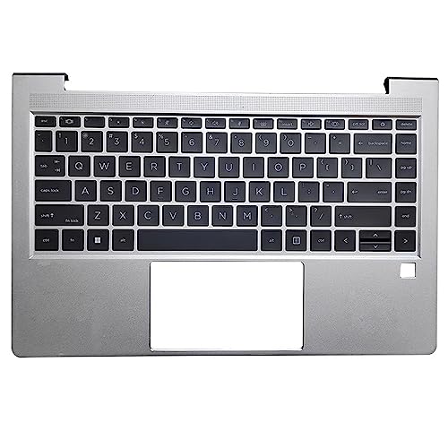 Coque supérieure avec clavier HP ProBook 640 G9 argent finition haut de gamme disposition US