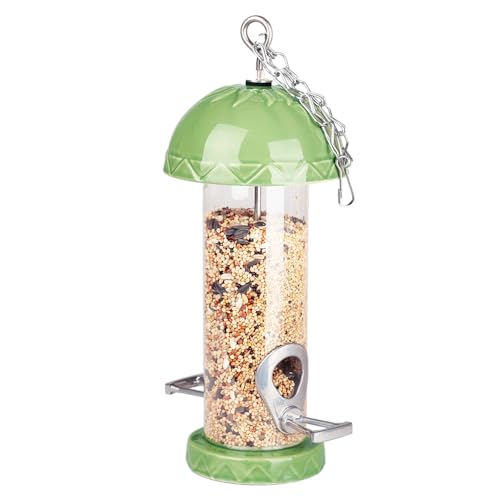 Cedar Alpha CA2004-1 Squirrel Proof Bird Feeder For Outside - Ceramic Stainless Steel Hardwares cover