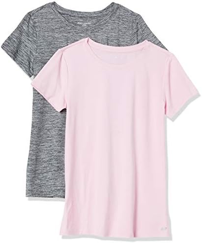 Amazon Essentials Women’s Tech Stretch Short-Sleeve Crewneck T-Shirt (Available in Plus Size), Multipacks Amazon Essentials Women’s Tech Stretch Short-Sleeve Crewneck T-Shirt (Available in Plus Size), Multipacks