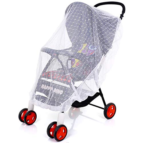 RTYUBV Infants Baby Stroller Mosquito Net Safe Mesh Crib Netting Cart Mosquito Net Pushchair Full Cover Netting