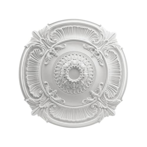 Rond base de lustre en PU pour masquer les défauts électriques de plafond - 2