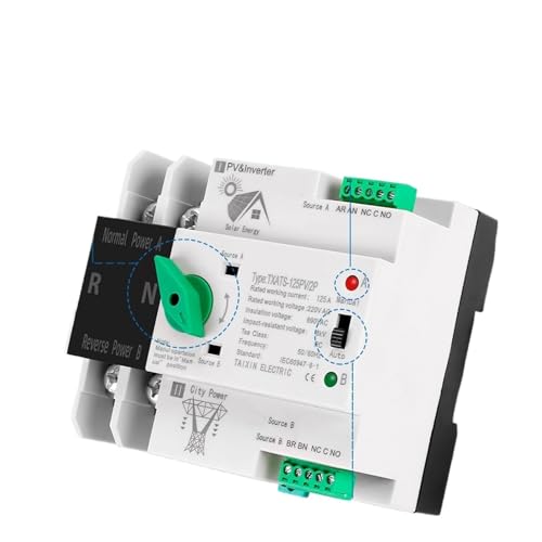Panne de courant solaire ? Commutateur de transfert automatique double alimentation 4P