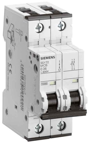 Siemens interrupteur automatique 2 pôles courbe C pour tableau électrique