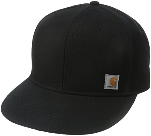 Carhartt Men's 100 Percent Cotton Duck Moisture Wicking Fast Dry Ashland Cap,Black,One Size