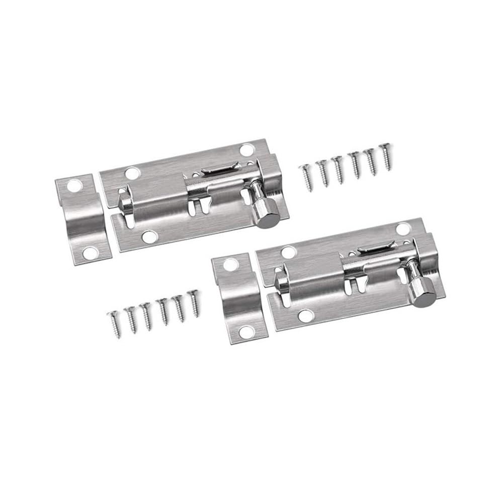 Metal Slide Bolt Latch for Wooden Gate and Fence Doors