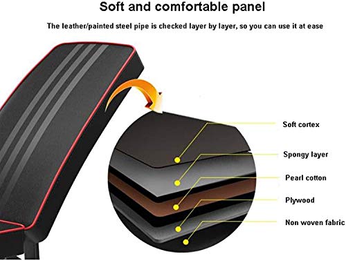 Banc pliable poids multifonctionnel en acier pour musculation - 2