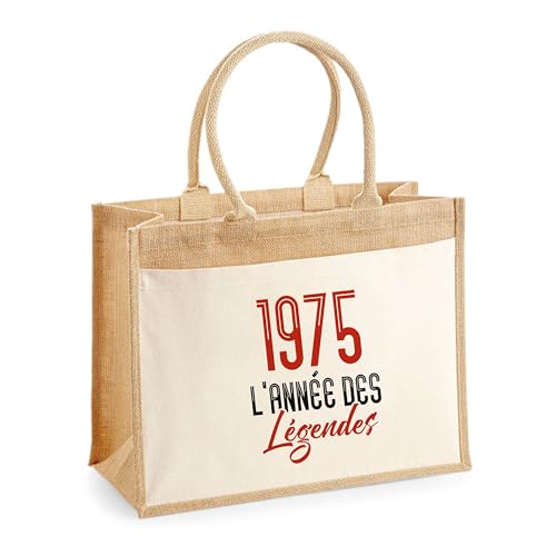 Sac cabas jute de qualité supérieure avec anses confortables pour le quotidien