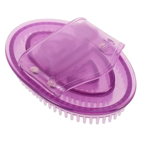 SAFIGLE Cepillo De Herramienta Peine De Masajes Masajeador Facial Masajeador De Brazos Portatil Cepillo Para De Corporal Gel De Sílice Púrpura