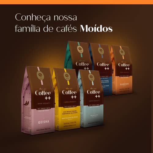 Coffee Mais │Café Super Especial Torrado e Moído │ Kit Família com 4 Pacotes → 1 Clássico + 1 Chapad