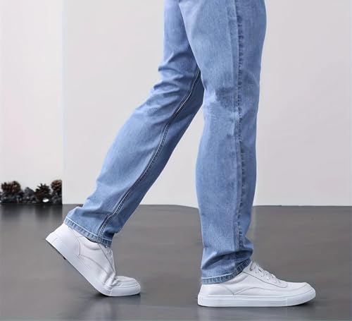 Men's Loose Pants, Stretch Skin-Friendly Jeans2
