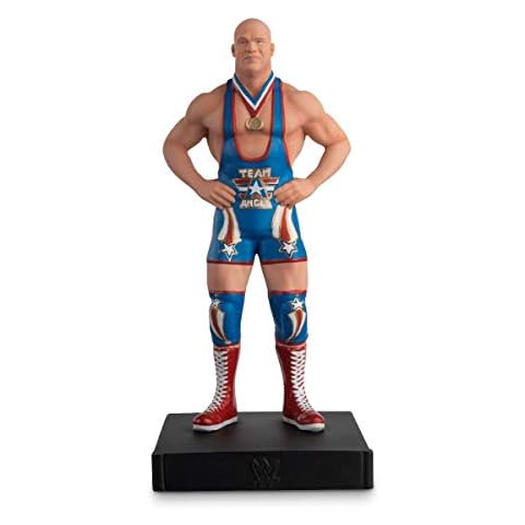 Eaglemoss WWE Kurt Angle Magazine & Statue Cover
