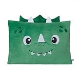 Saint Eve Kids Pillow Pals - Cute & Super Soft Animal Friends Decorative Fluffy Pillow Covers for Girls and Boys & Toddlers Beds, Playroom and Nap Time, Sensory Toys for Kids, Mochi the Dino