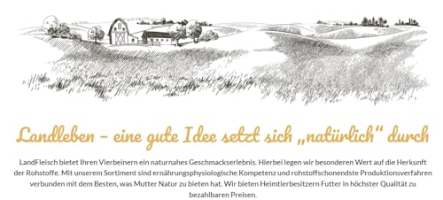 Landfleisch Classic 30 x 400g | Garantierter 10-Sorten-Mix | Mit hochwertigem Fleisch, Rapsöl (Omega-3 & 6), ohne Gluten, Zucker, GVO & Soja | Nassfutter für Hunde – Bild 6