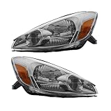 DSONGYEED Left Driver and Right Passenger Side Headlight Headlamp Clear Low Beam Halogen 312-1168R-AF 20-6513-00-1 20-6514-00-1 TO2502150 114-59158L 114-59156R LHT01755 9006 312-1168L 312-1168R