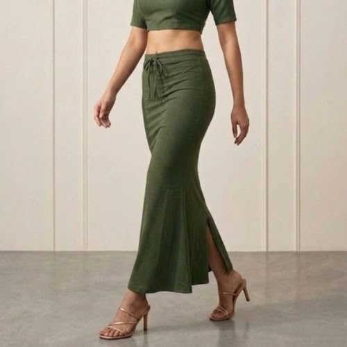 Image of Women's Saree Shapewear - Slim Fit Stretchable Petticoat for Sarees | Comfortable Waistband | Body Shaping Underskirt