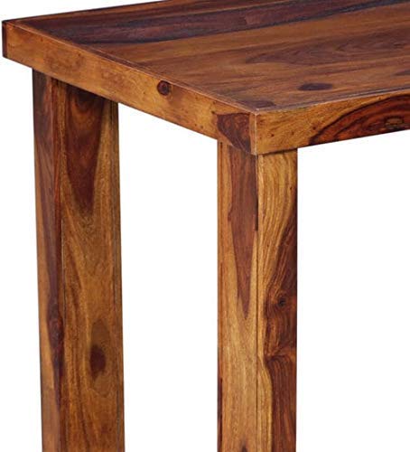 Image of JEENWOOD Wooden Dining Table 2 Seater | Two Seater Dinning Table with 2 Chairs for Home | Dining Room Sets for Restraunts | Sheesham Wood, Walnut BrownWalnut Brown