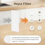 Pièces de rechange compatibles pour Lefant M210S M210B M213, pour OKP Vie K2 K3 K3A K4 K5 Aspirateur robot 8 Brosses latérales 8 HEPA Filtres, 𝟓.𝟎 * 𝟏.𝟗 Inch pour le modèle avant 𝟐𝟎𝟐𝟓