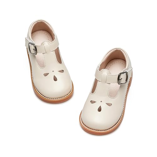 Image of Kiderence Toddler Girl Mary Jane School Uniform Dress Shoes Oxford Flats