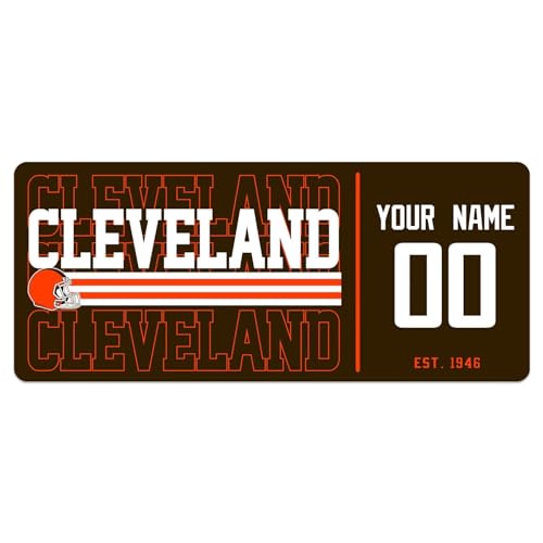 Image of ANTKING Cleveland Mouse Pad Custom Name and Number Desk Pad for Men Women Youth Gifts