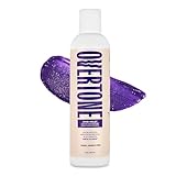 Overtone Daily Color Depositing Conditioner for Hair, Vivid Violet:Temporary Pigment with Shea, Coconut & Avocado Oils, Hydrating, Vegan & Cruelty-Free, All Hair Types, 8oz.