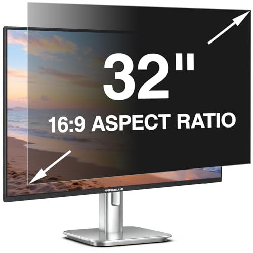 Image of Pozlle 32 Inch Computer Privacy Screen Filter for 32" 16:9 Monitor