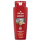 Old Spice Body Wash for Men, 24/7 Shower Fresh & Clean with Daily Use, Lasting Signature Scent, Refreshing Lather, Moisturizing Formula, Legacy with Coconut, Pine & Cedar Scent, 16 oz