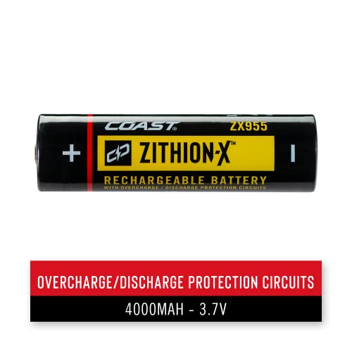image for Coast ZX955 ZITHION-X Li-Ion Rechargeable Battery for The EAL18, PM300